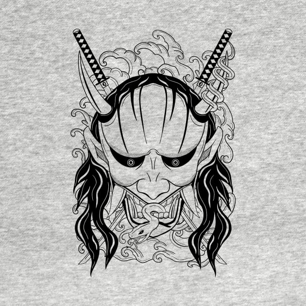 Hannya Mask by Thrylos Store